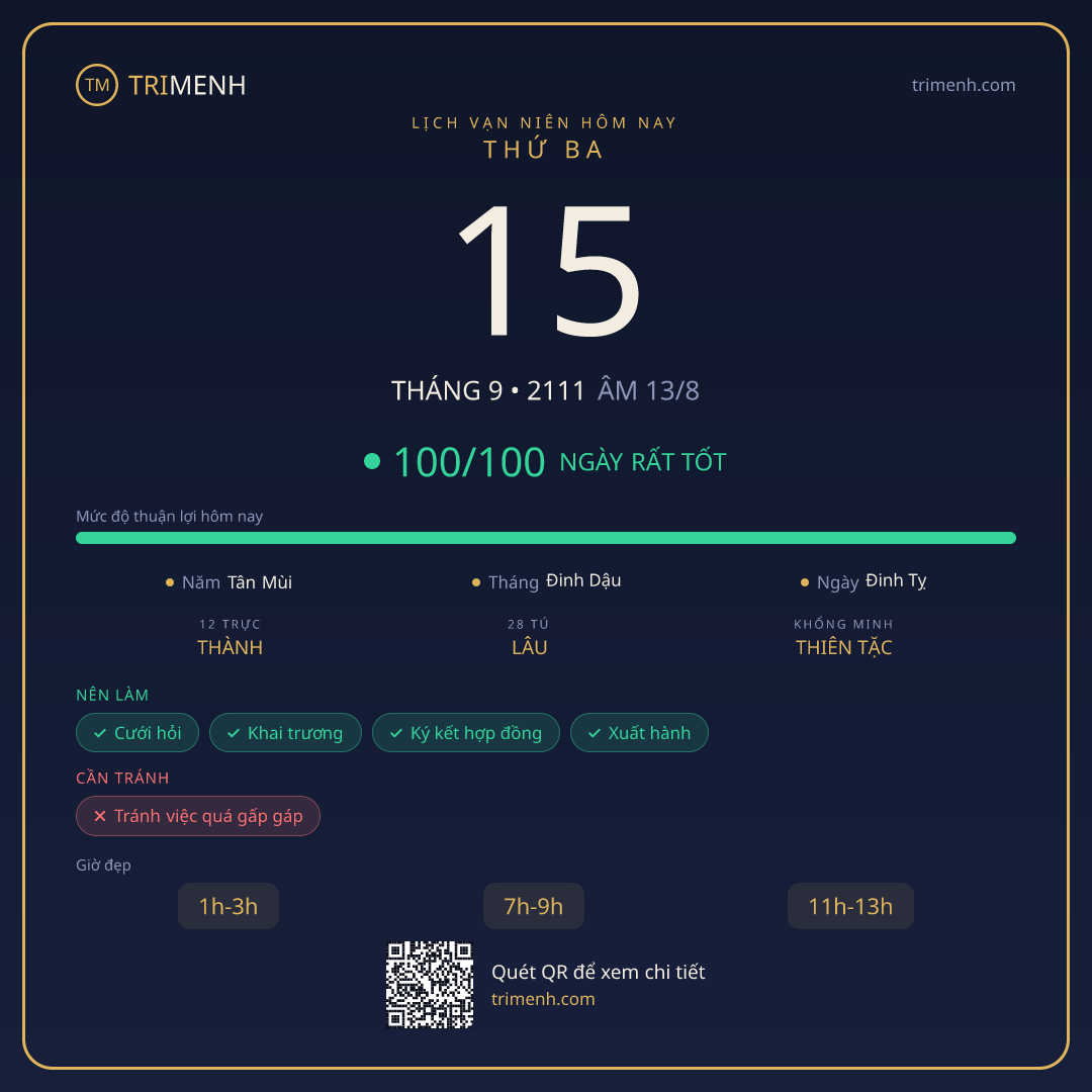 Ảnh lịch ngày 15/9/2111