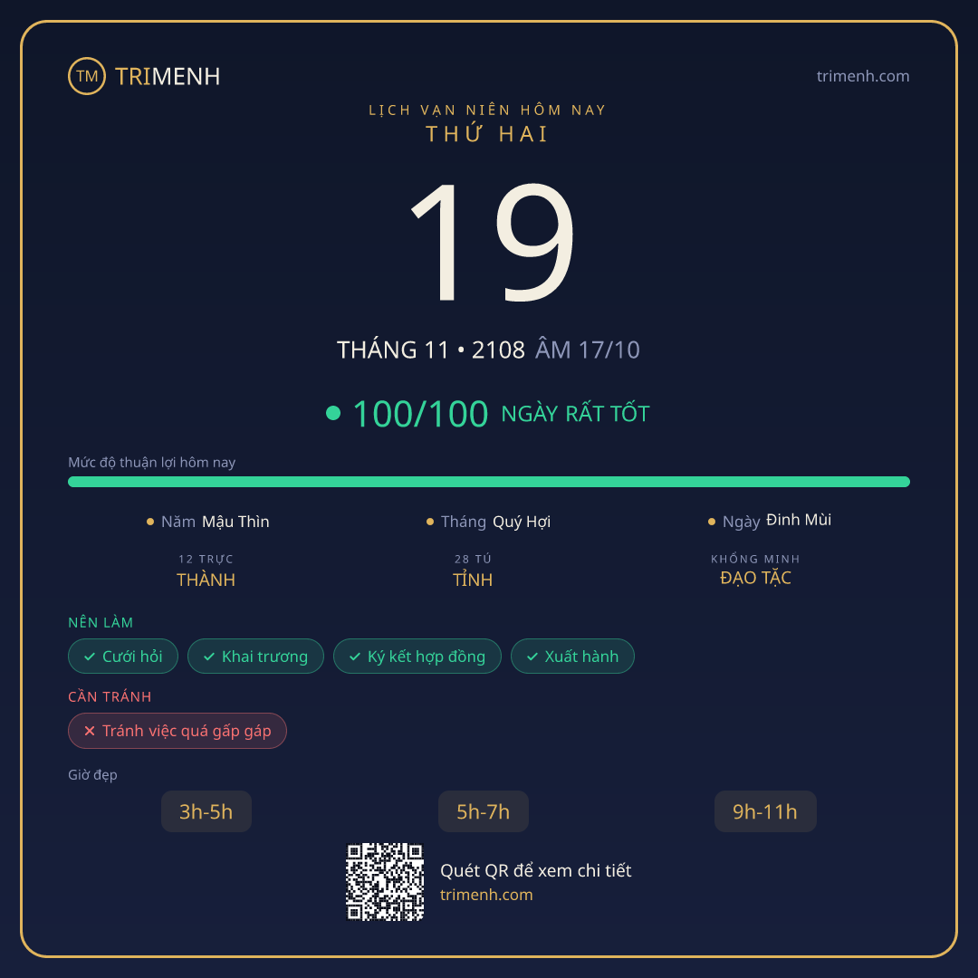Ảnh lịch ngày 19/11/2108