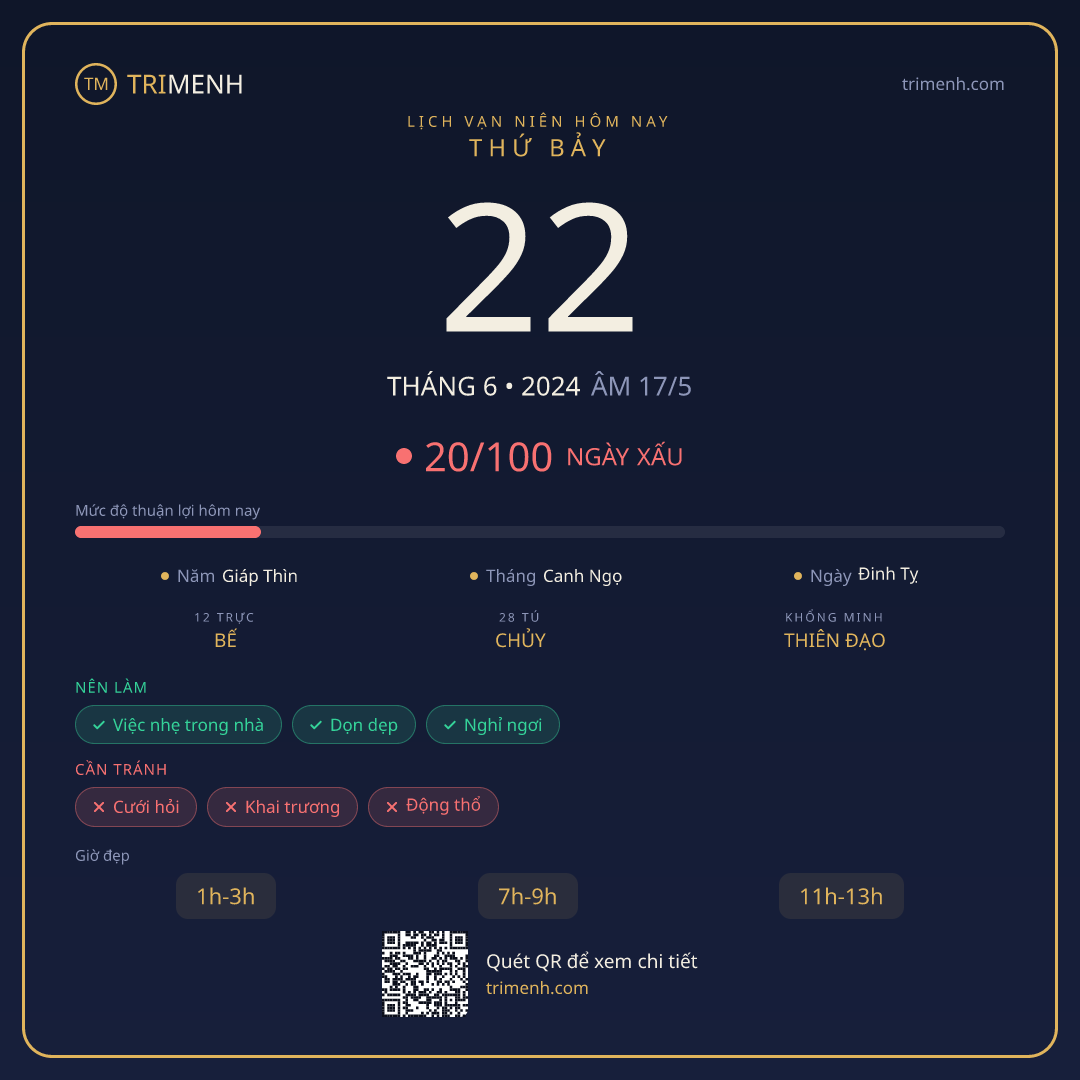 Ảnh lịch ngày 22/6/2024