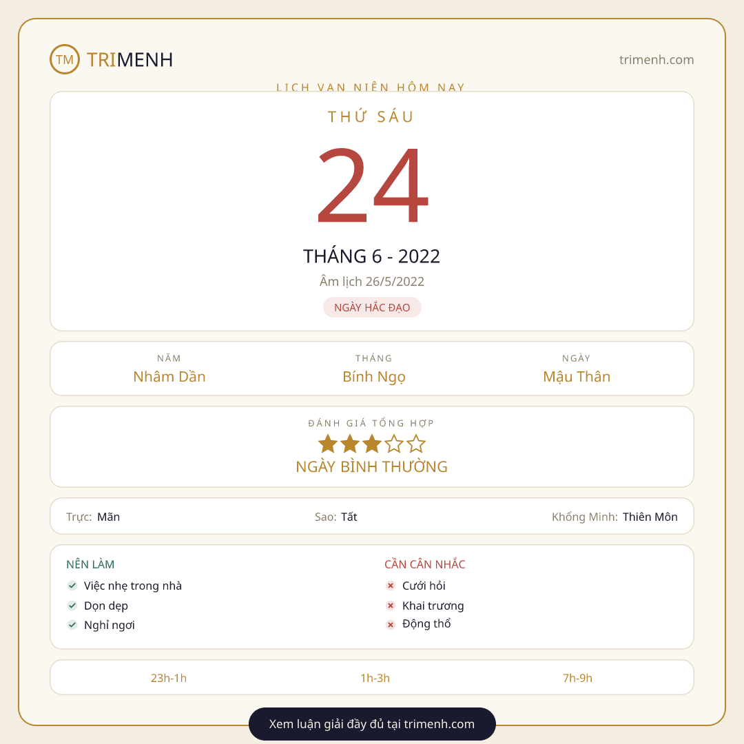 Ảnh lịch ngày 24/6/2022