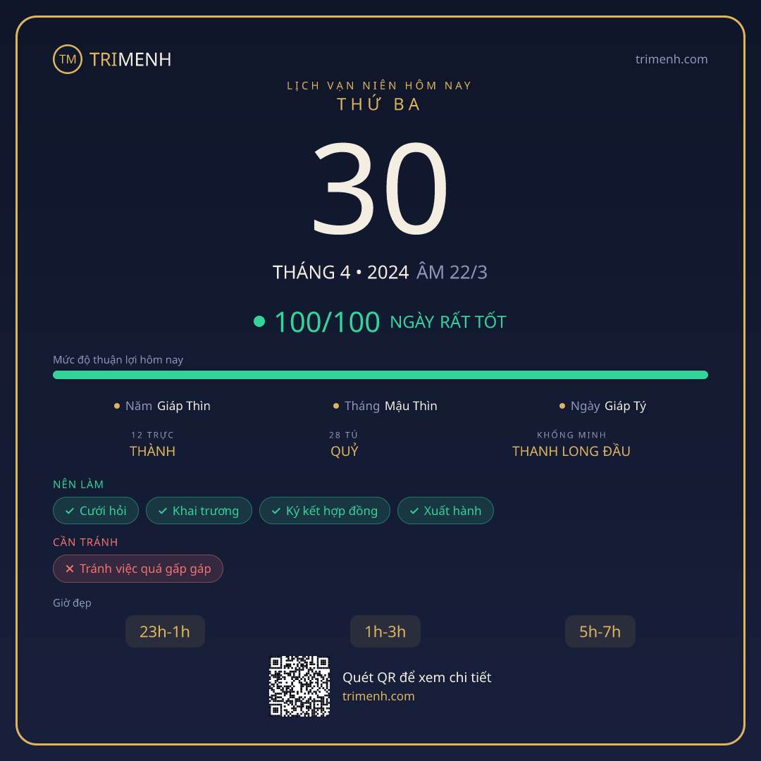 Ảnh lịch ngày 30/4/2024